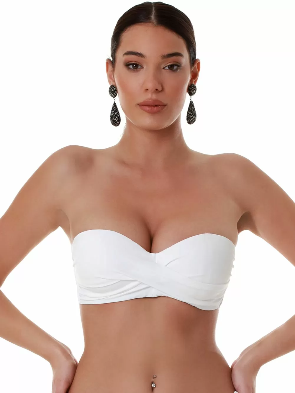 Μαγιό BLUEPOINT Solids Σουτιέν Μπικίνι Strapless - Μεγάλο Στήθος