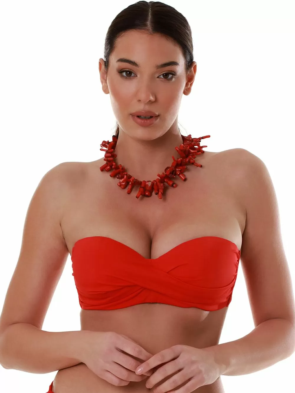 Μαγιό BLUEPOINT Solids Σουτιέν Μπικίνι Strapless - Μεγάλο Στήθος