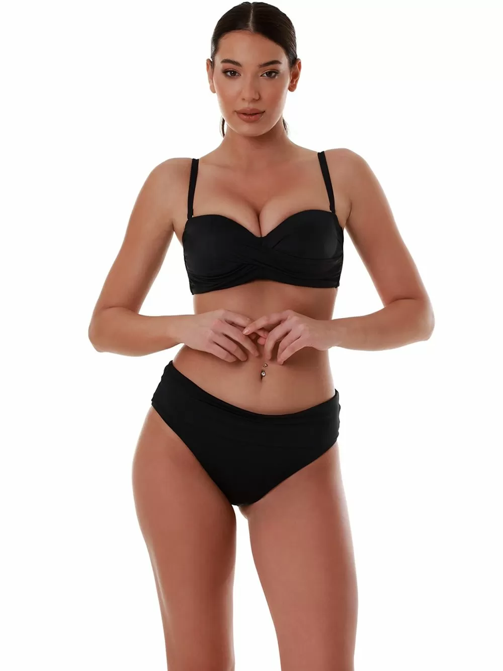 Μαγιό BLUEPOINT Solids Σουτιέν Μπικίνι Strapless - Μεγάλο Στήθος