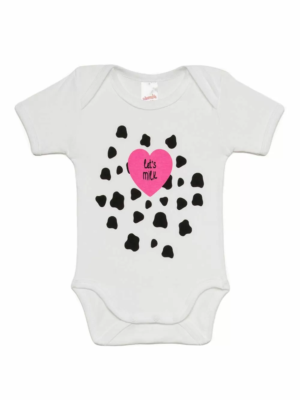 Βρεφικά Κορμάκια MINERVA για κορίτσι Let's Milk - 100% Αγνό Βαμβάκι - 3 Pack