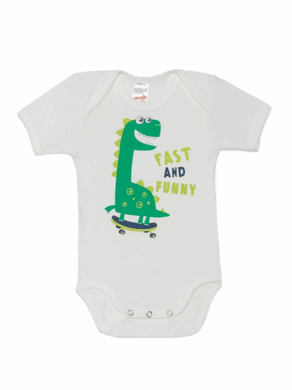 Βρεφικά Κορμάκια MINERVA για αγόρι Hey Dino - 100% Αγνό Βαμβάκι - 3 Pack 