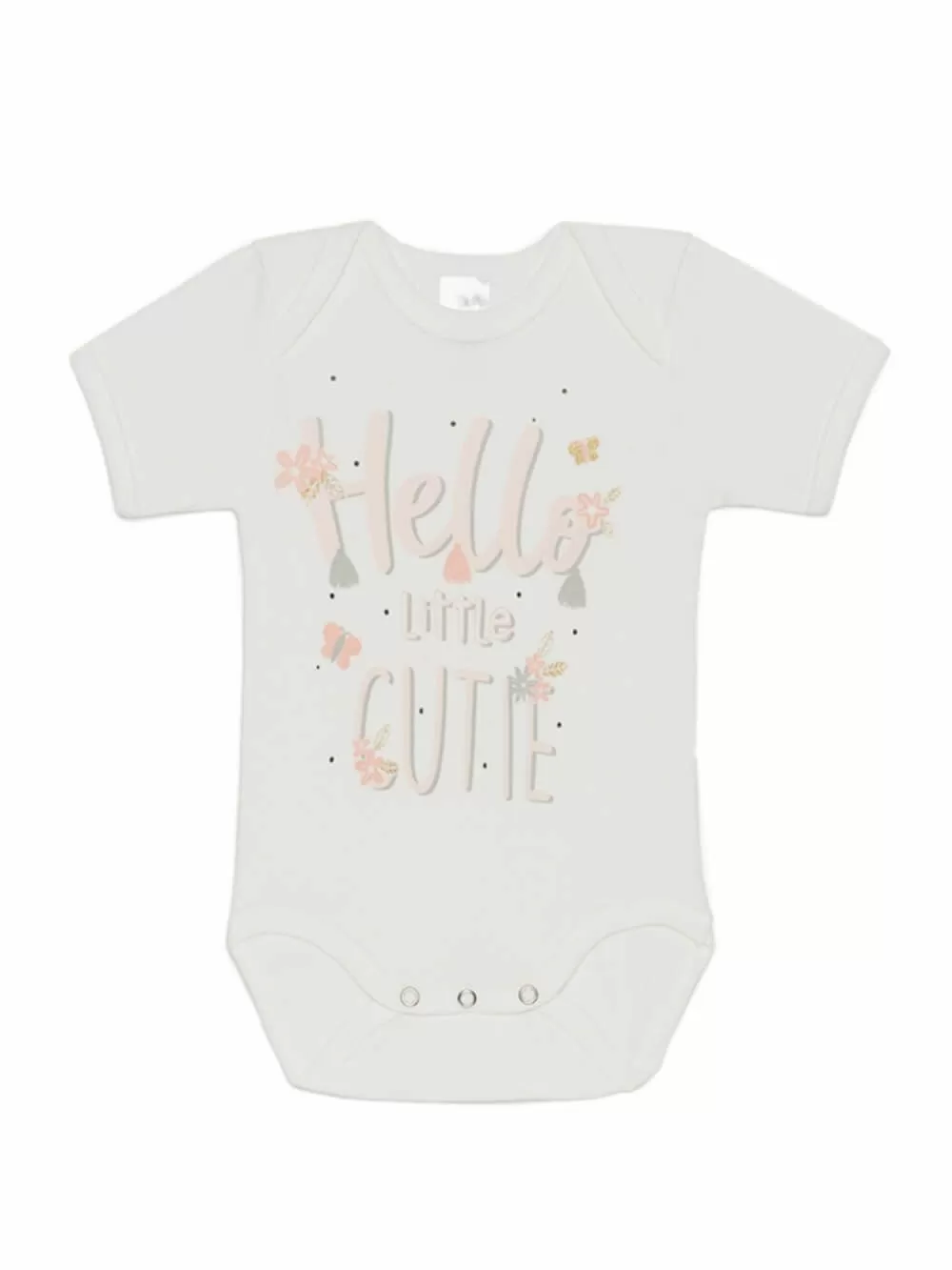 Βρεφικά Κορμάκια MINERVA για κορίτσι Little Cutie - 100% Αγνό Βαμβάκι - 4 Pack 