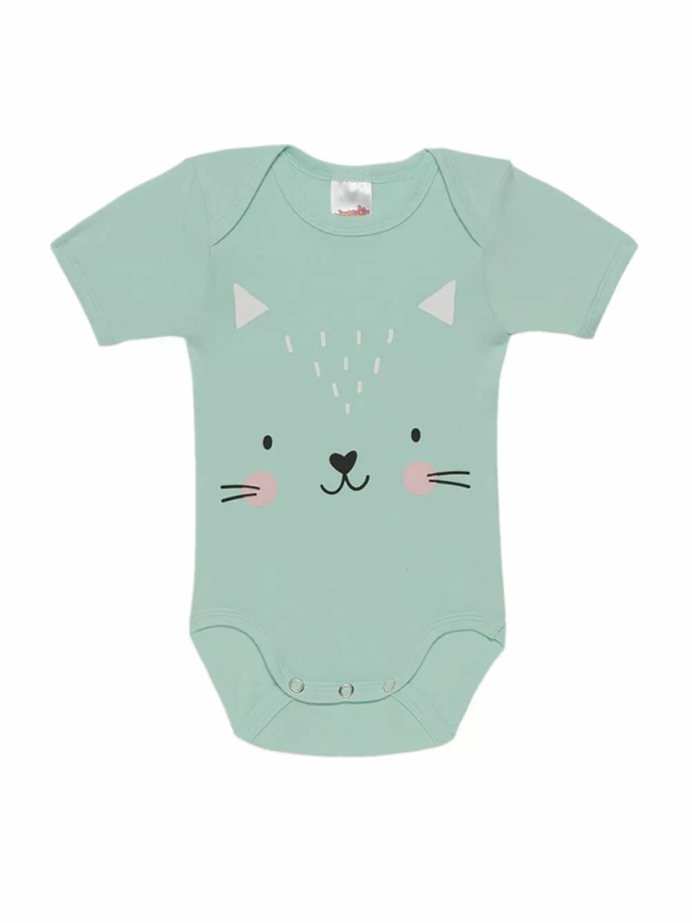 Βρεφικά Κορμάκια MINERVA για κορίτσι Faces - 100% Αγνό Βαμβάκι - 3 Pack 