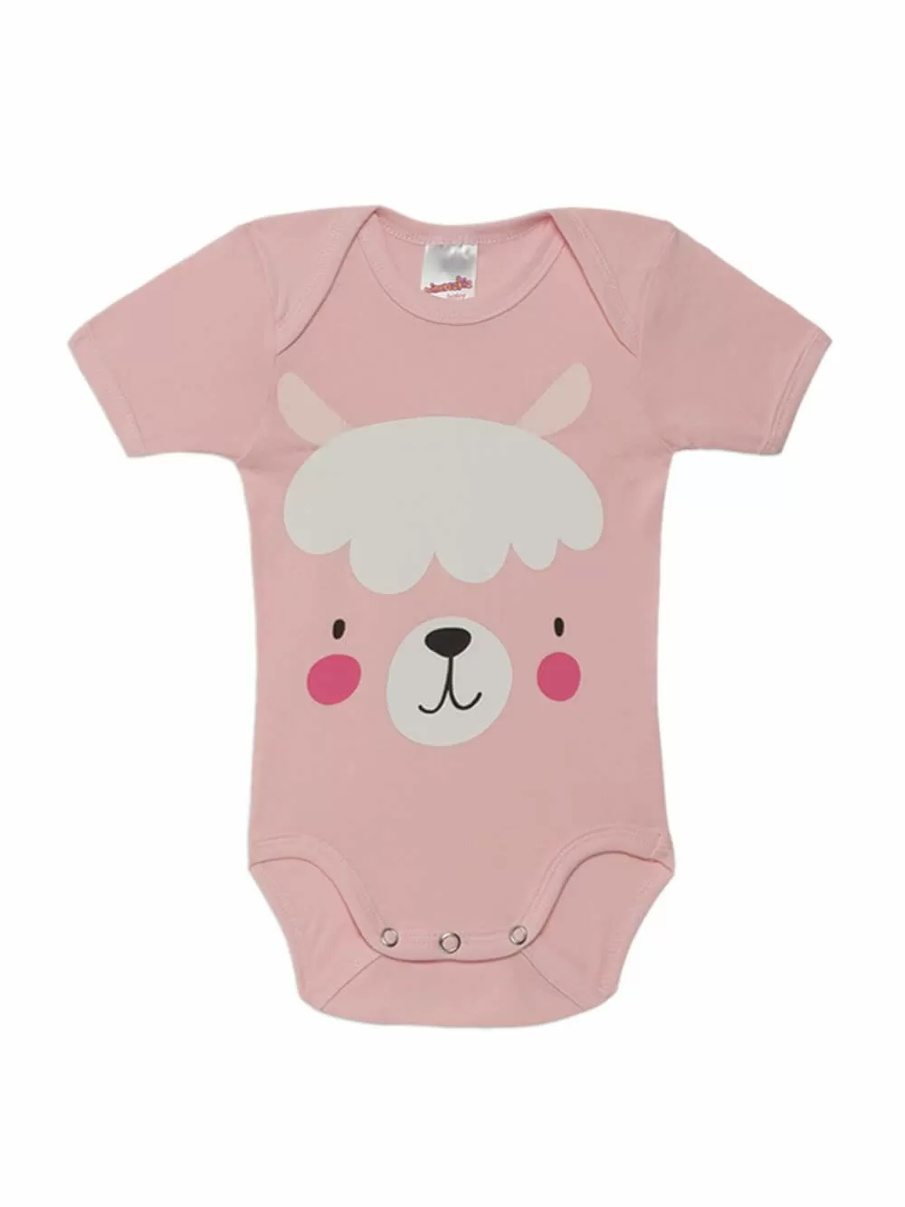 Βρεφικά Κορμάκια MINERVA για κορίτσι Faces - 100% Αγνό Βαμβάκι - 3 Pack 