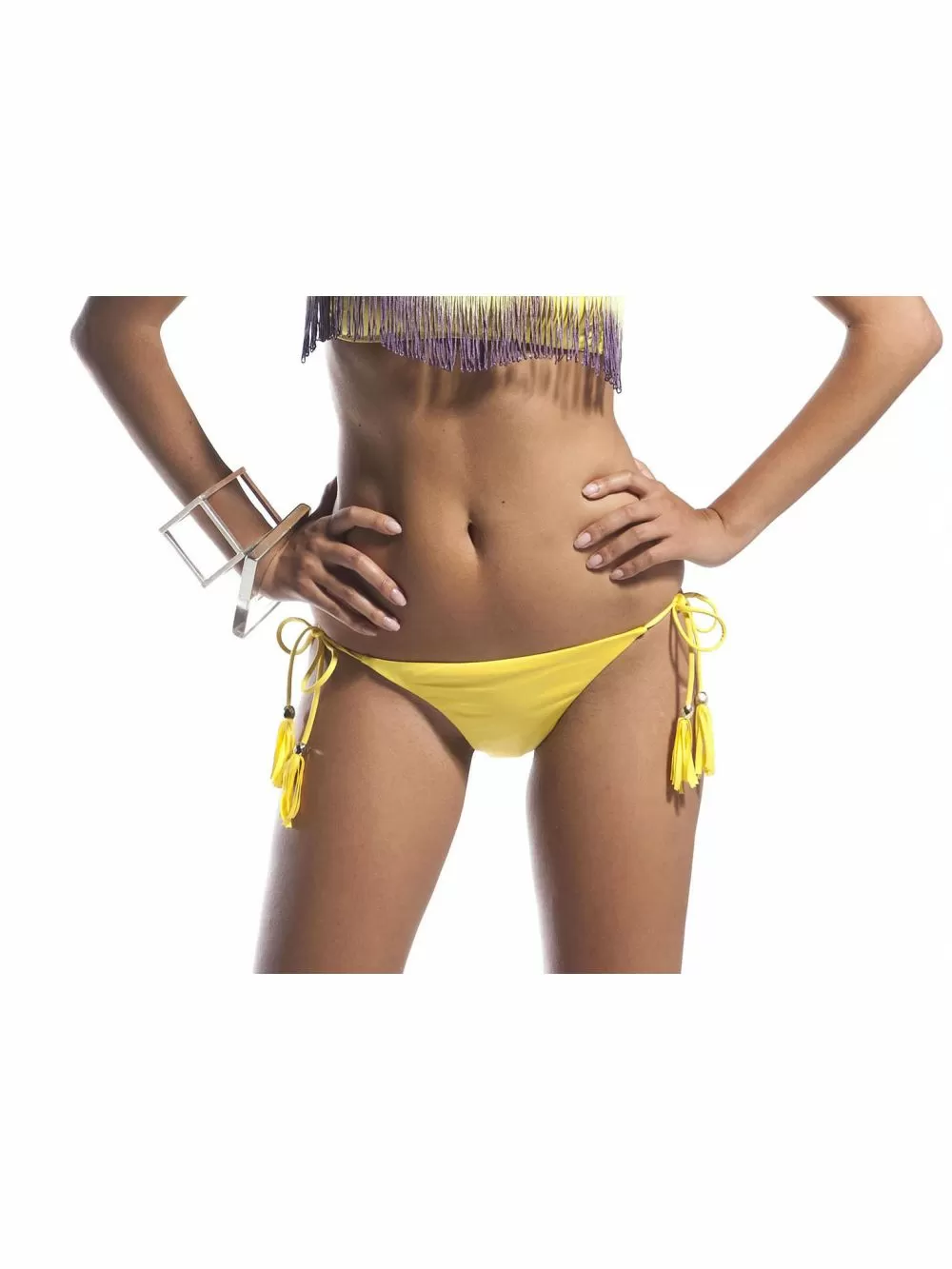 Μαγιό Bluepoint Brasilian Σλιπ Χαμηλό - Βολάν Πίσω