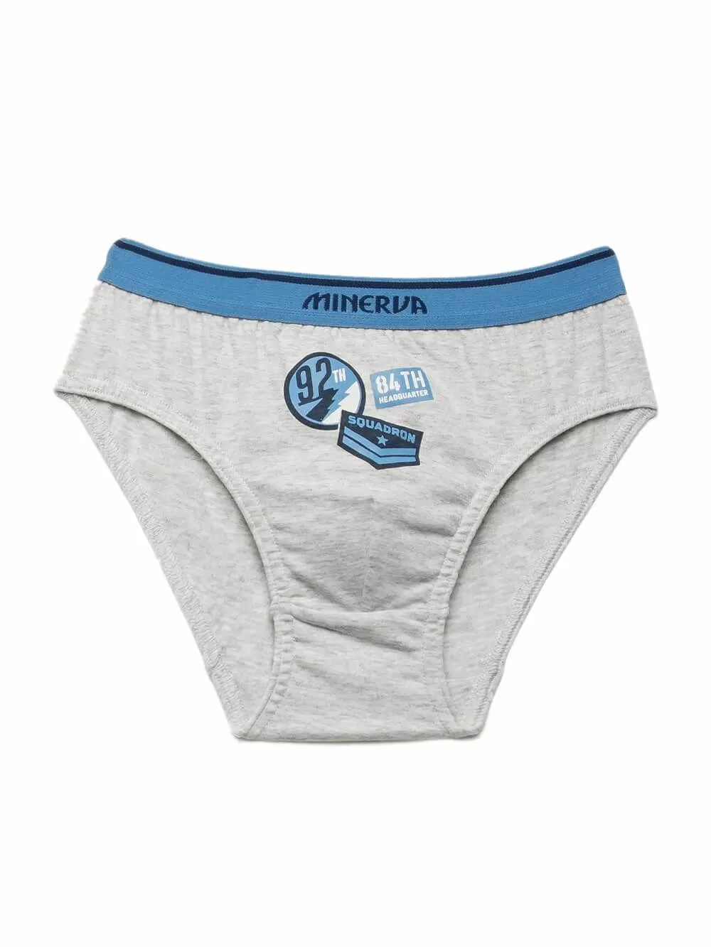 Παιδικό-Εφηβικό Σλιπ MINERVA BLUE CAMO - 100% Αγνό Βαμβάκι - 3 Pack