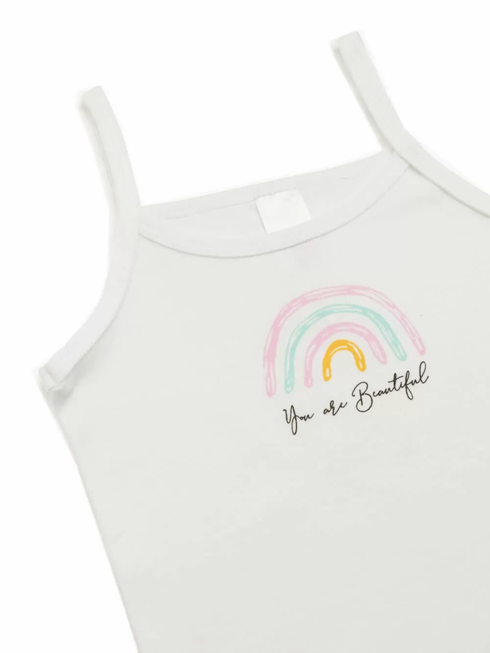 Εφηβική Φανέλα MINERVA Butterfly - Λεπτή Τιράντα - 100% Αγνό Βαμβάκι 