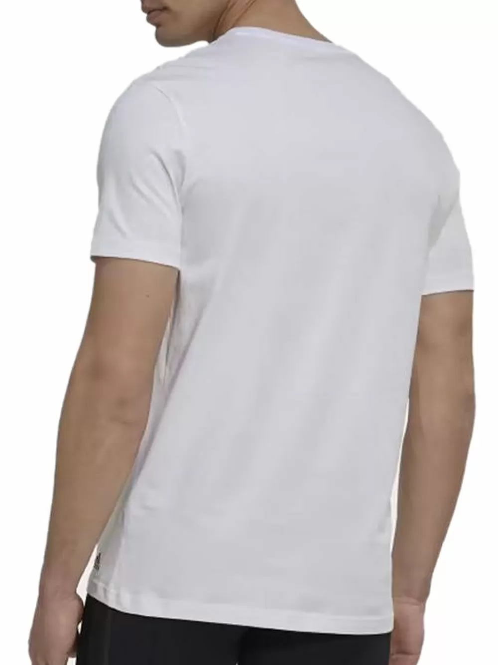 ADIDAS Ανδρικά T-Shirt - Ελαστικό Βαμβάκι - Logo - Πακέτο με 3 