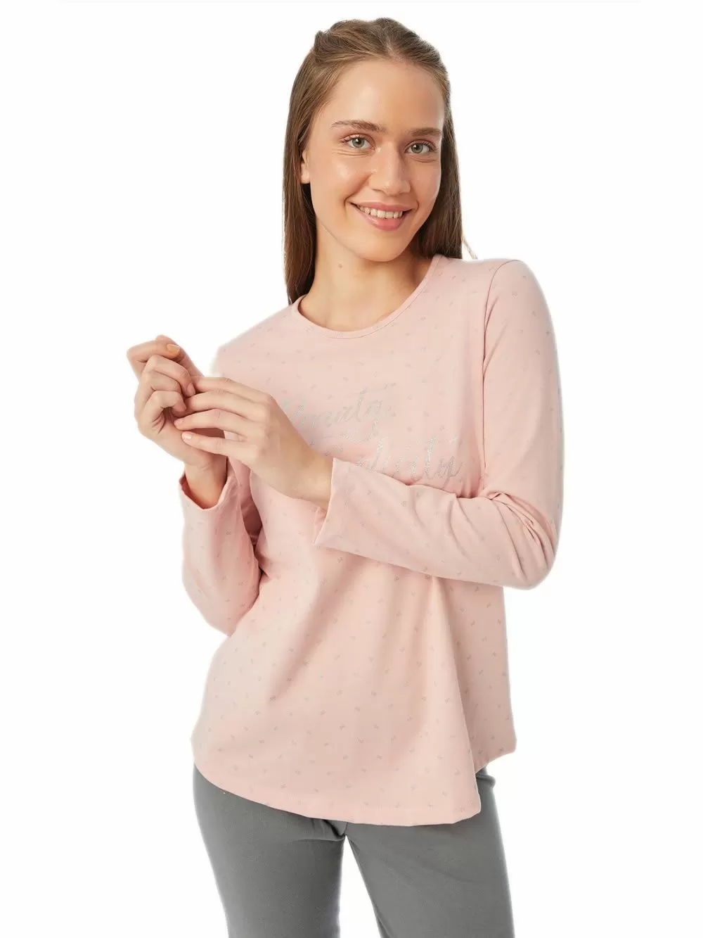 Γυναικεία Πυτζάμα MINERVA Beauty - 100% Βαμβάκι Interlock