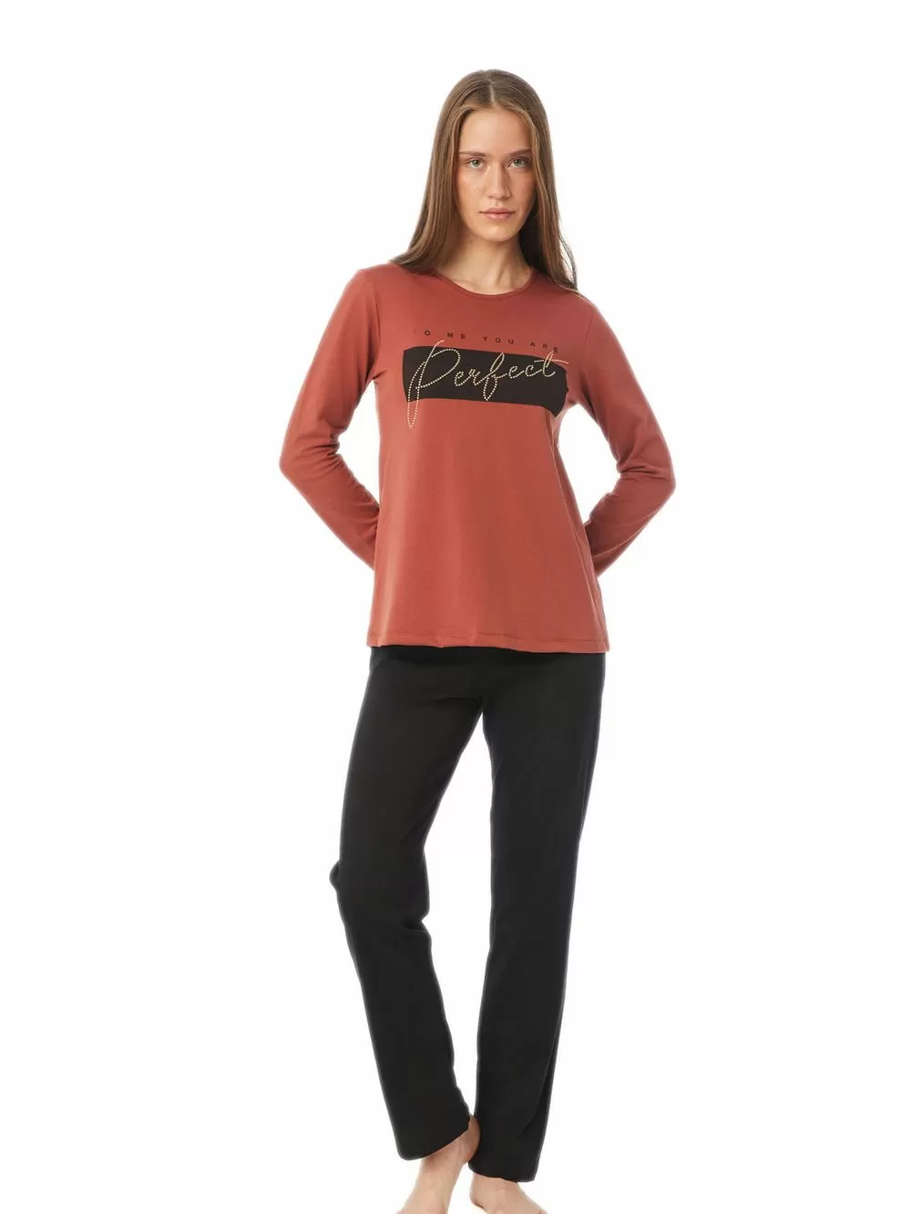 Γυναικεία Πυτζάμα MINERVA Perfect - 100% Βαμβάκι Interlock