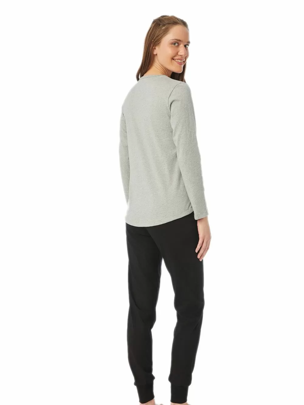 Γυναικεία Πυτζάμα MINERVA Much Love - 100% Βαμβάκι Interlock