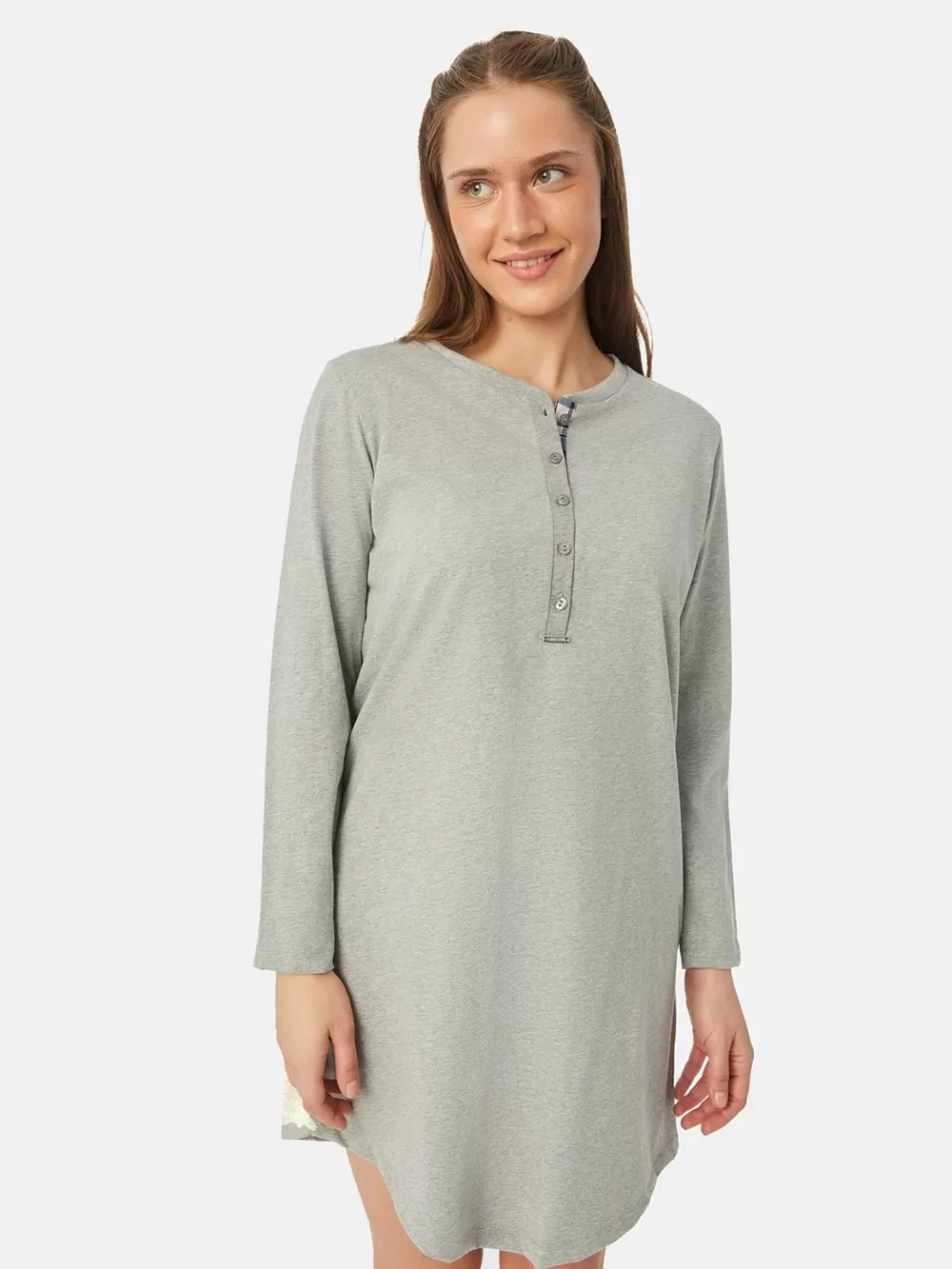 Γυναικείο Νυχτικό MINERVA Relax - 100% Bαμβάκι Interlock - Νέα Μαμά