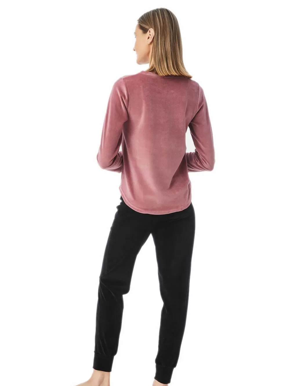 Πυτζάμα Γυναικεία MINERVA VELVET PRINTS - Απαλό Βελούδο - Extra Ζεστή