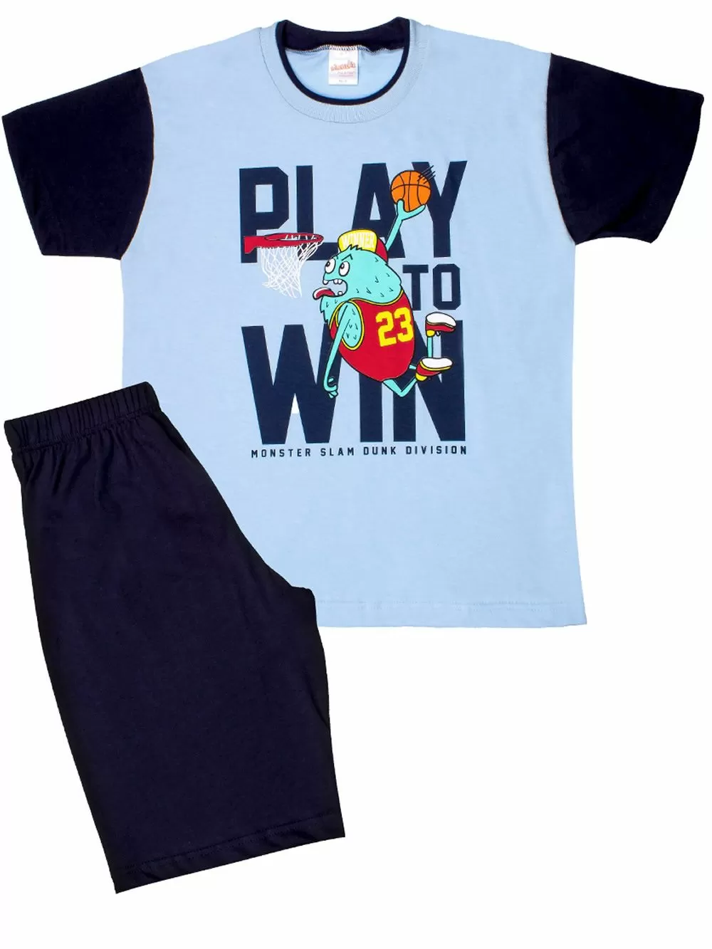 Παιδική Πυτζάμα MINERVA PLAY TO WIN - 100% Αγνό Βαμβάκι 