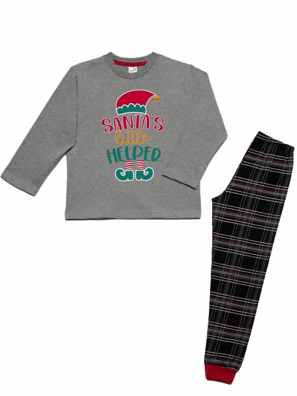 Παιδική Πυτζάμα MINERVA X-Mas Elf για αγόρι- 100% Aγνό Βαμβάκι