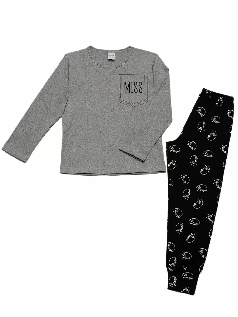 Παιδική Πυτζάμα MINERVA Miss Signature - 100% Αγνό Βαμβάκι 