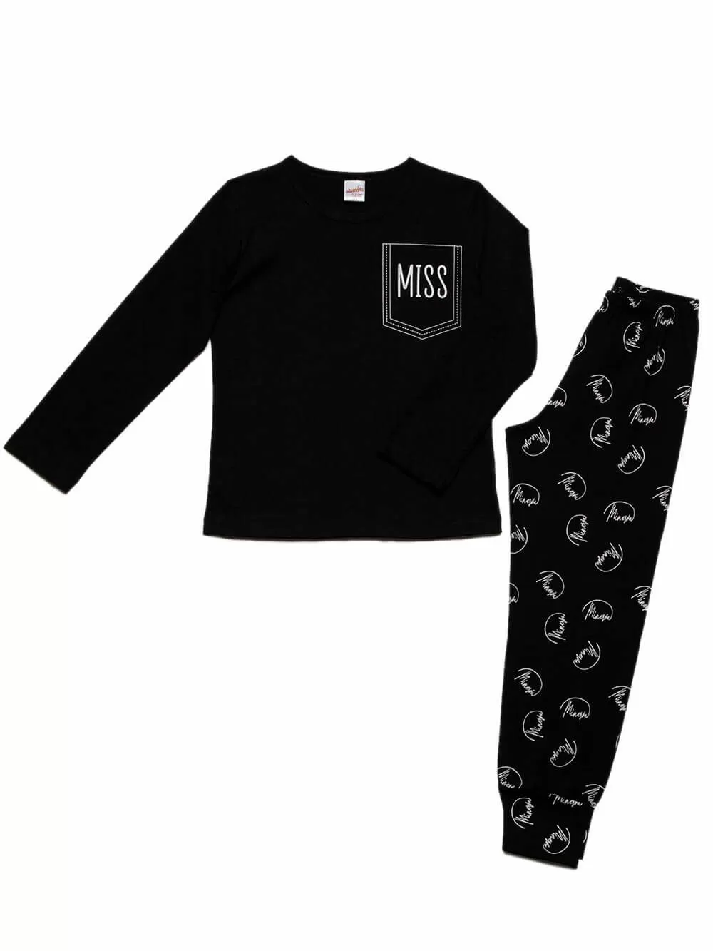 Παιδική Πυτζάμα MINERVA Miss Signature-100% Αγνό Βαμβάκι