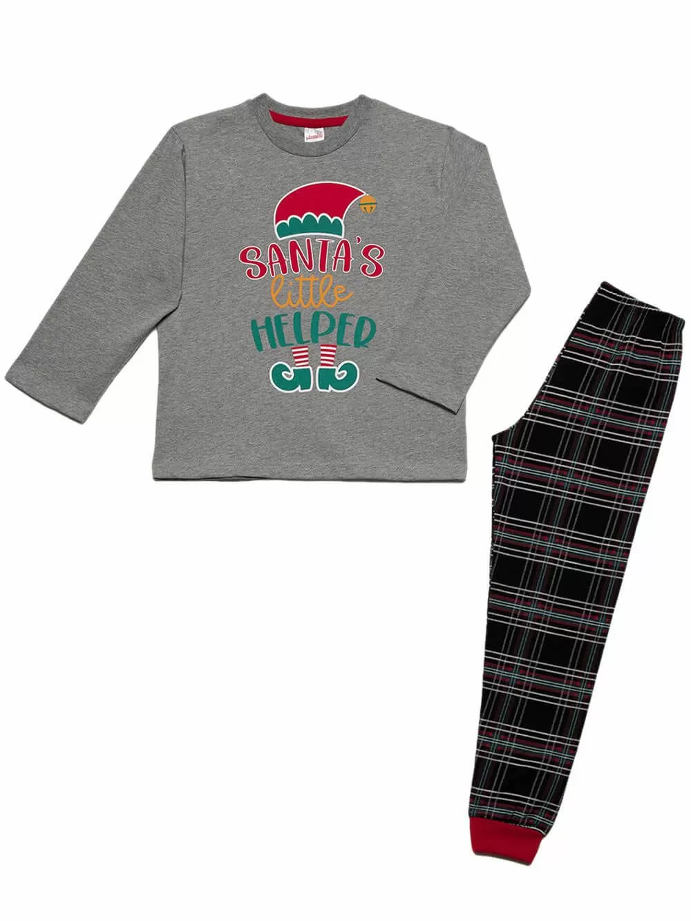 Παιδική Πυτζάμα MINERVA XMas Elf για κορίτσι- 100% Αγνό Βαμβάκι