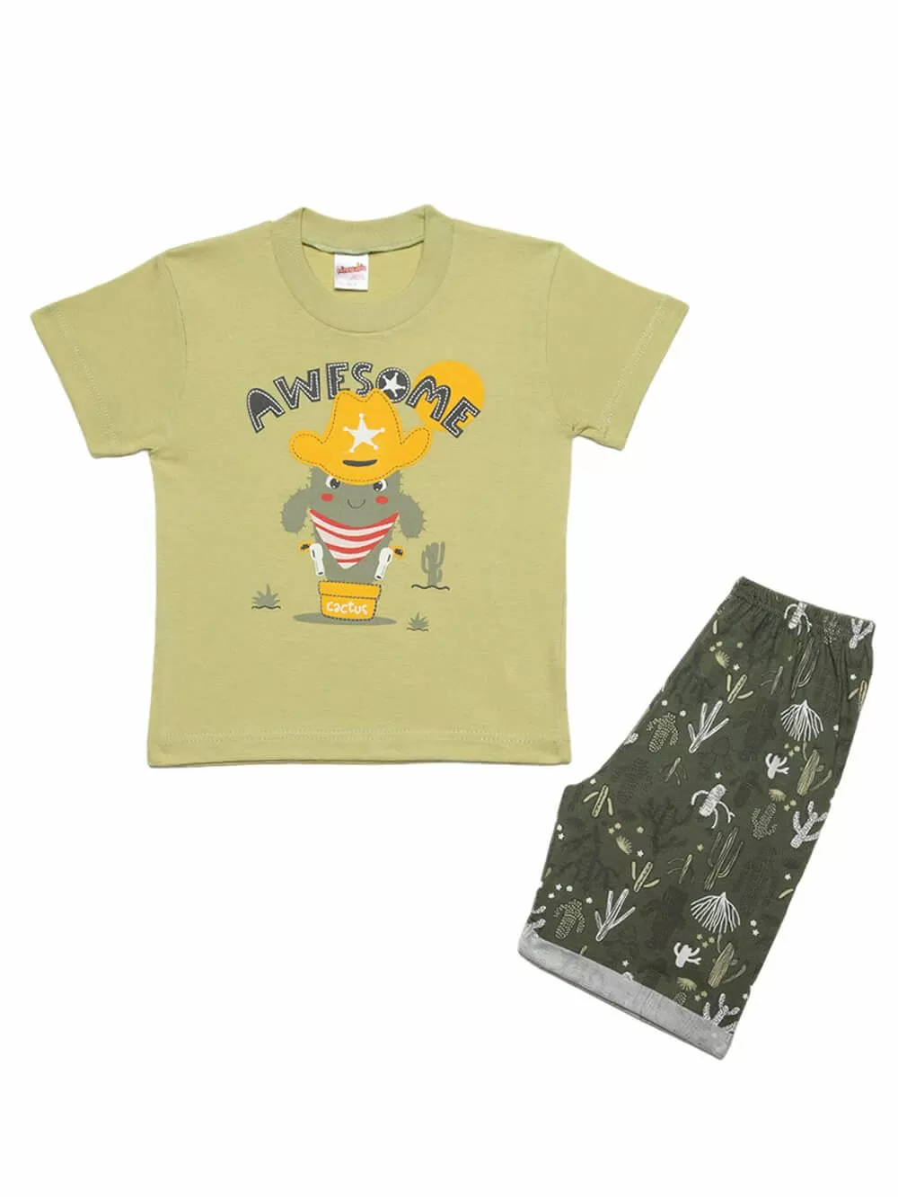 Βρεφική Πυτζάμα MINERVA  Awesome - 100% Αγνό Βαμβάκι