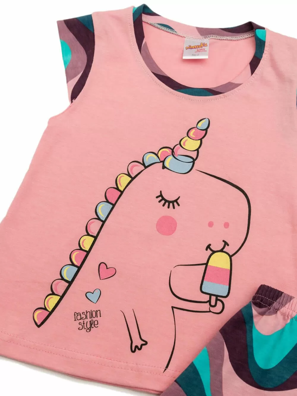 Βρεφική Πυτζάμα MINERVA Hug Me - 100% Αγνό Βαμβάκι 