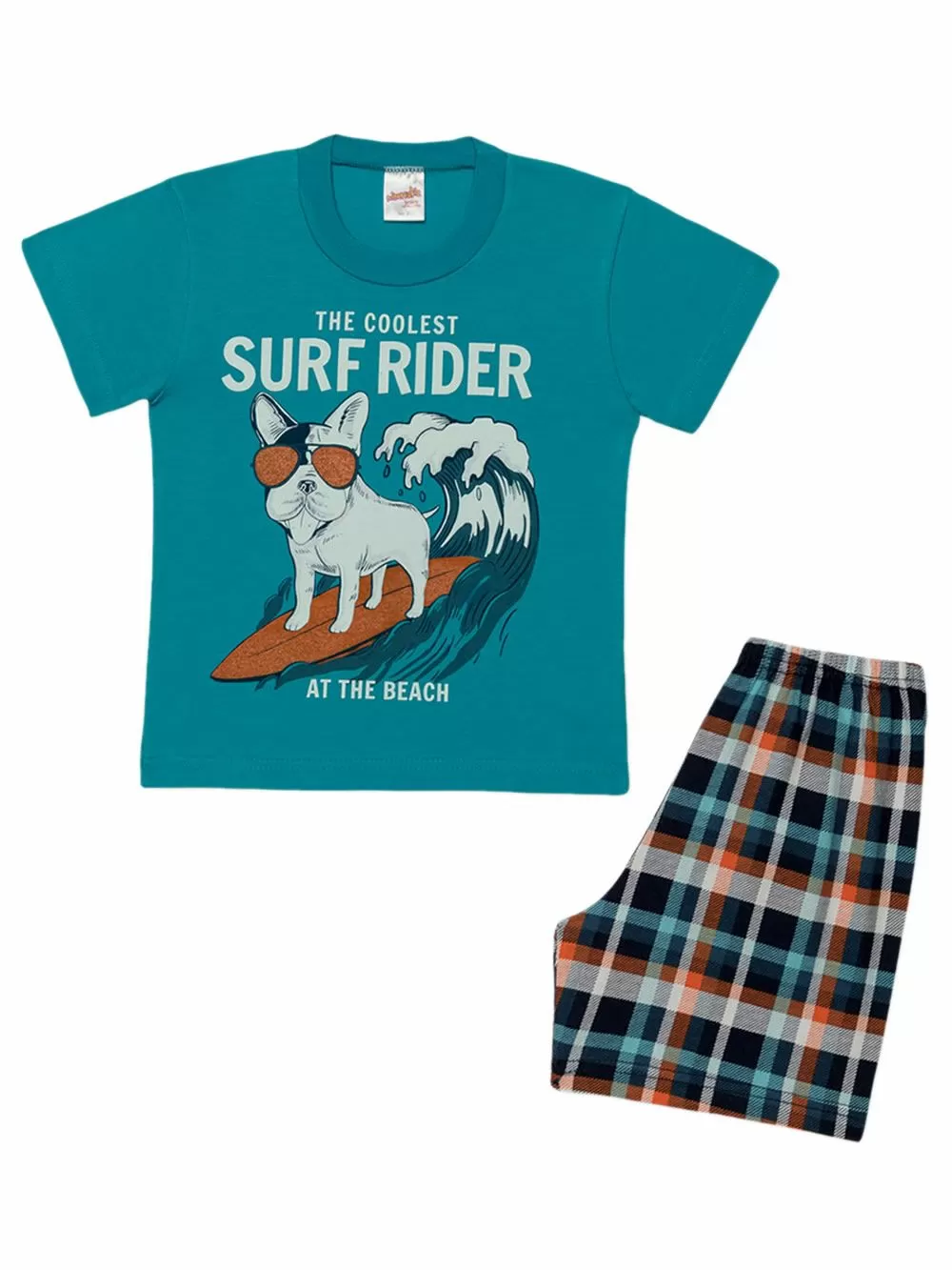 Βρεφική Πυτζάμα MINERVA DOG SURFER - 100% Αγνό Βαμβάκι 