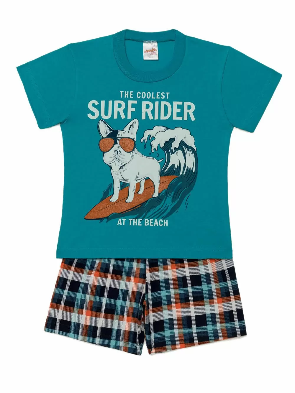 Βρεφική Πυτζάμα MINERVA DOG SURFER - 100% Αγνό Βαμβάκι 