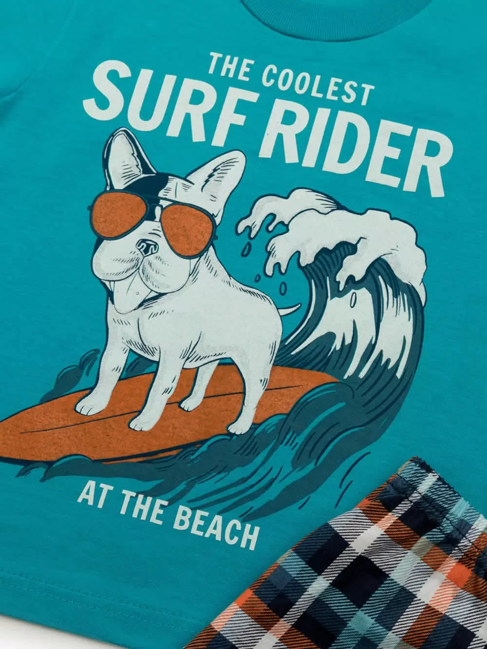 Βρεφική Πυτζάμα MINERVA DOG SURFER - 100% Αγνό Βαμβάκι 