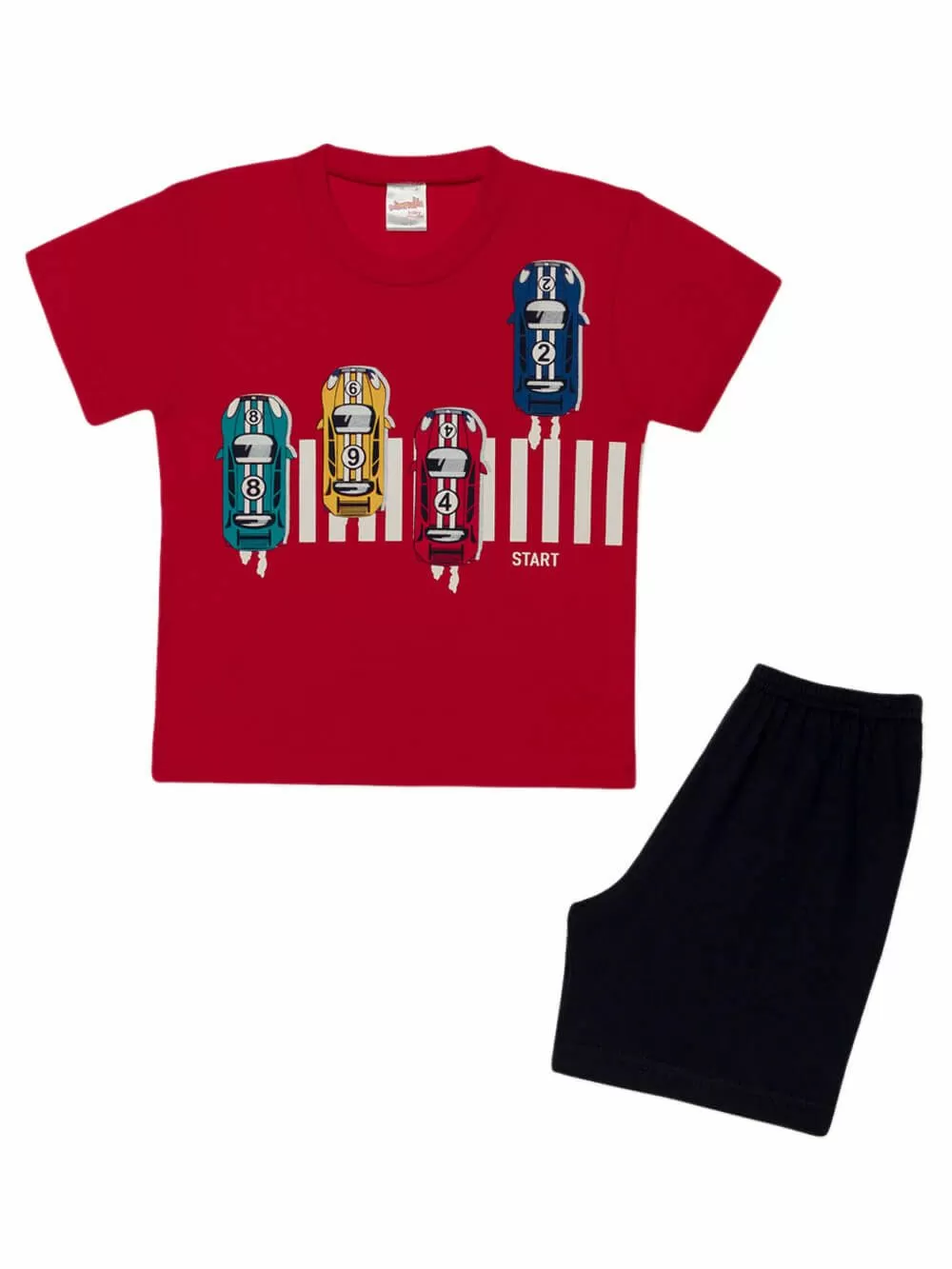 Βρεφική Πυτζάμα MINERVA Cars - 100% Αγνό Βαμβάκι 