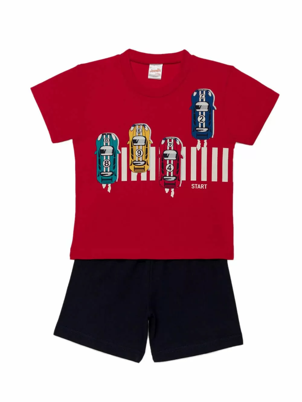 Βρεφική Πυτζάμα MINERVA Cars - 100% Αγνό Βαμβάκι 