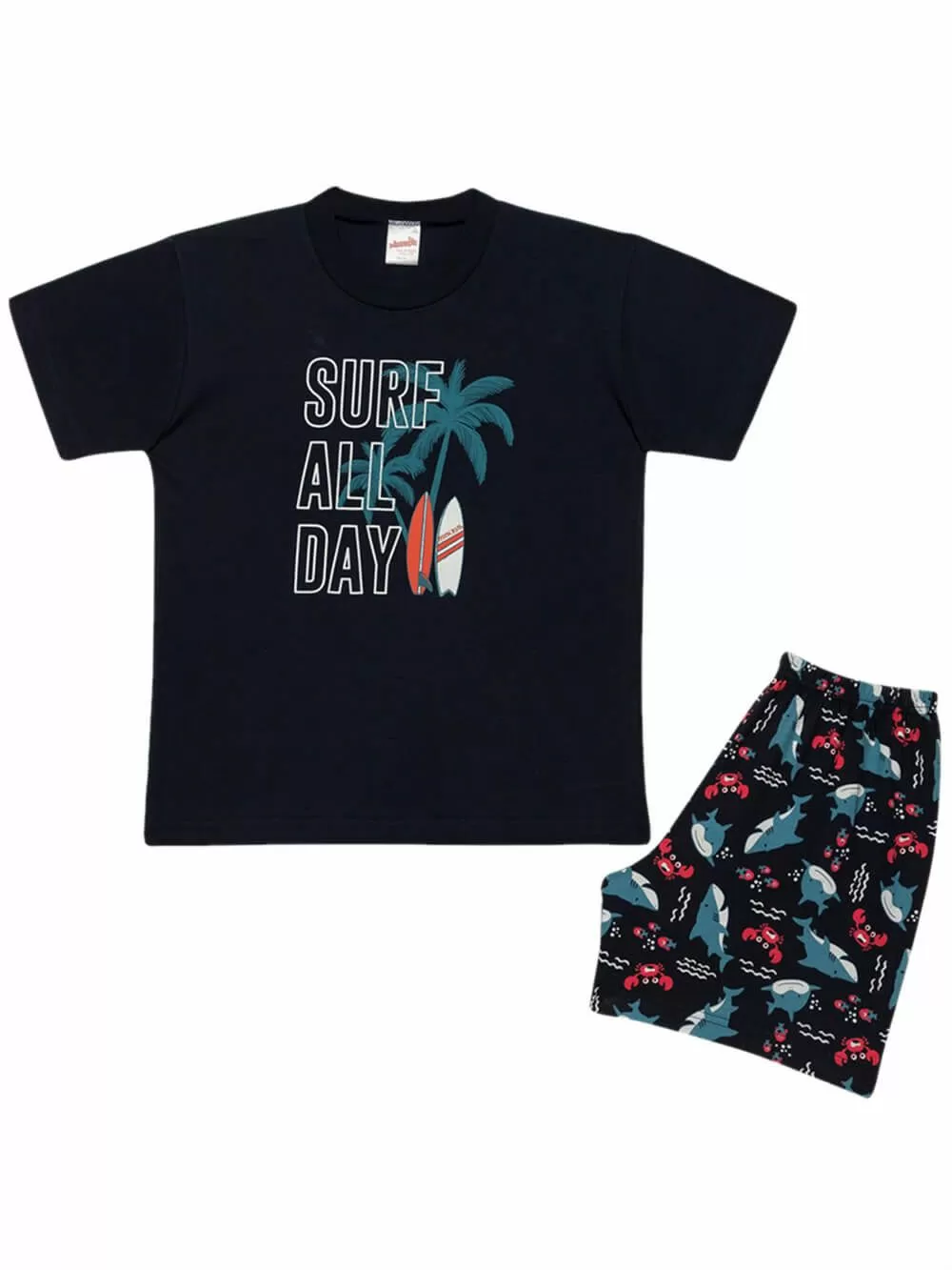 Παιδική Πυτζάμα MINERVA Surf Day - 100% Αγνό Βαμβάκι 