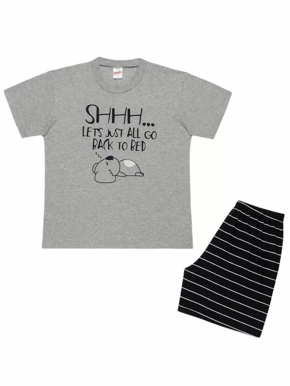 Παιδική Πυτζάμα MINERVA SHHH - 100% Αγνό Βαμβάκι 