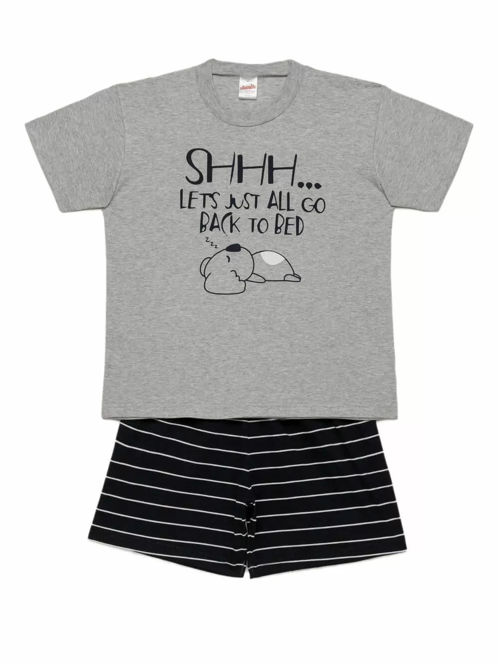 Παιδική Πυτζάμα MINERVA SHHH - 100% Αγνό Βαμβάκι 