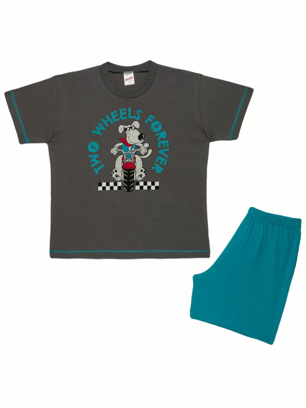 Παιδική Πυτζάμα MINERVA Motorcycle - 100% Αγνό Βαμβάκι 