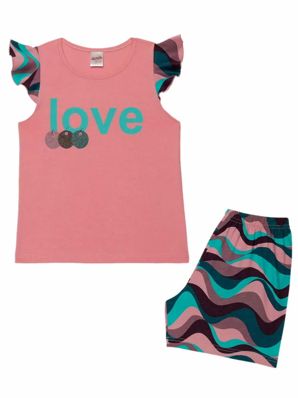 Εφηβική Πυτζάμα MINERVA Love - 100% Αγνό Βαμβάκι