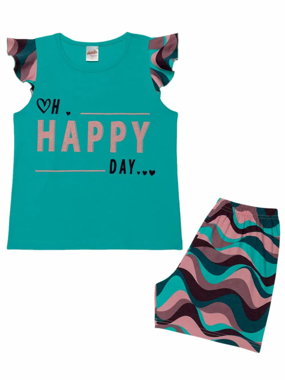 Εφηβική Πυτζάμα MINERVA Happy- 100% Αγνό Βαμβάκι