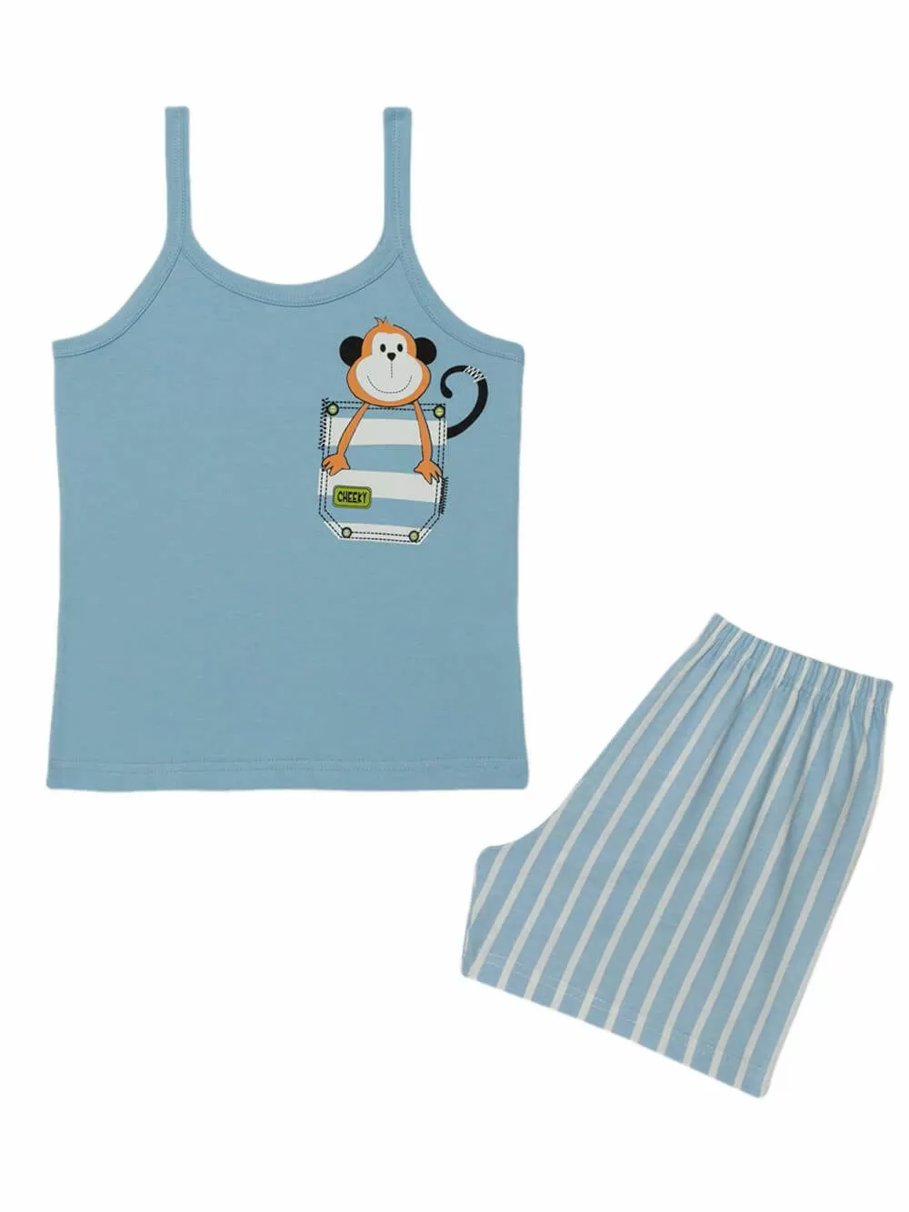 Παιδική Πυτζάμα MINERVA Stripes - 100% Αγνό Βαμβάκι