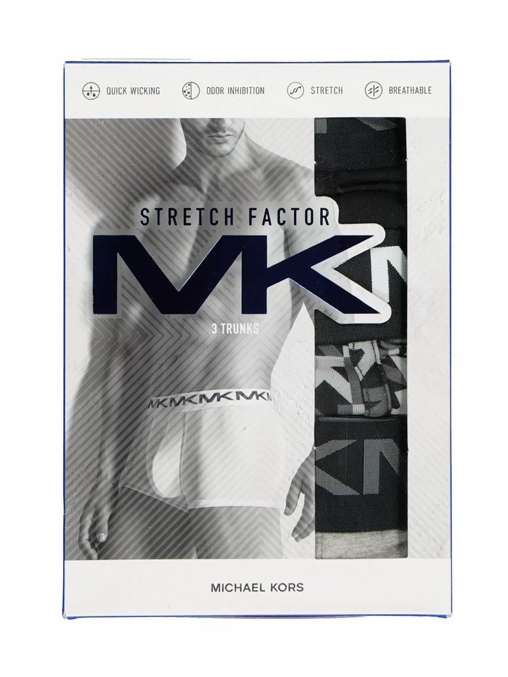 MICHAEL KORS Boxer - Ελαστικό Βαμβάκι - Πακέτο με 3 