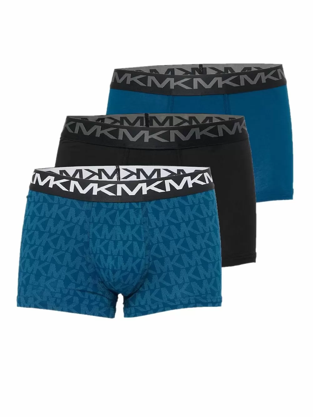 MICHAEL KORS Boxer - Ελαστικό Βαμβάκι - Gibraltar Blue - Πακέτο με 3