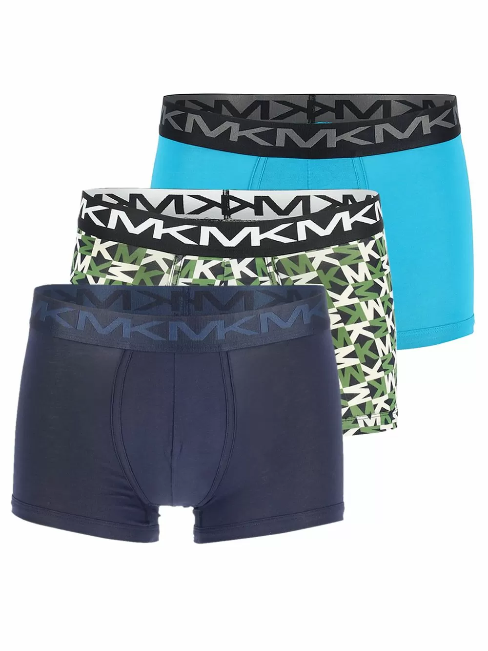 MICHAEL KORS Boxer - Ελαστικό Βαμβάκι - Caribbean - Πακέτο με 3