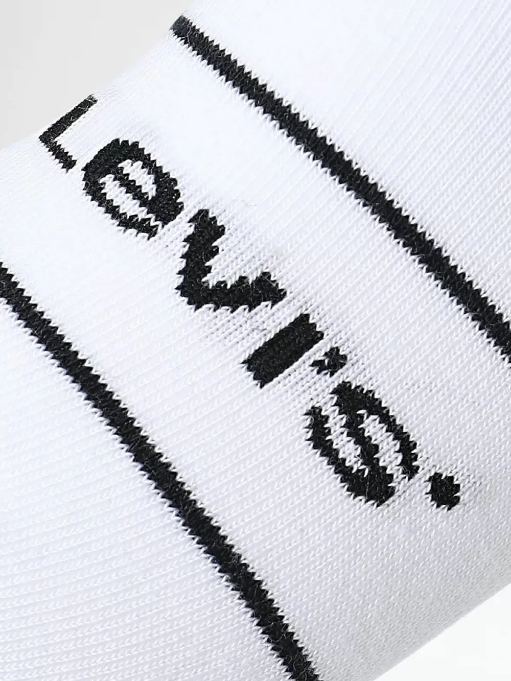 LEVIS Unisex Αθλητικό Σοσόνι - White - Super Απαλό Βαμβάκι - 2 Ζευγάρια 