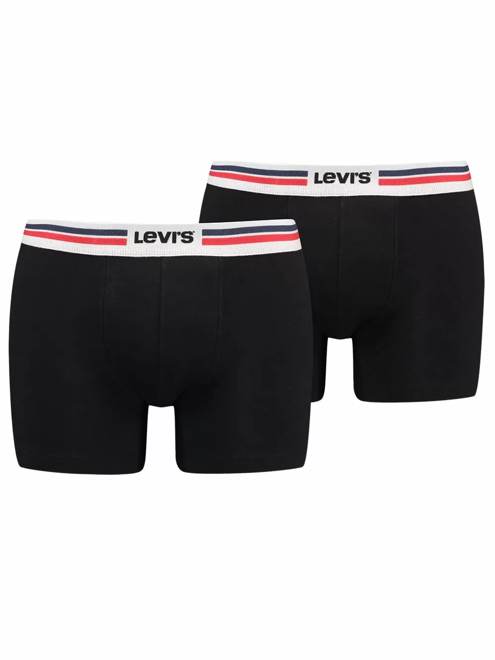 LEVI'S Boxer Brief Sportswear - Eco Οργανικό Βαμβάκι - Black - Πακέτο με 2