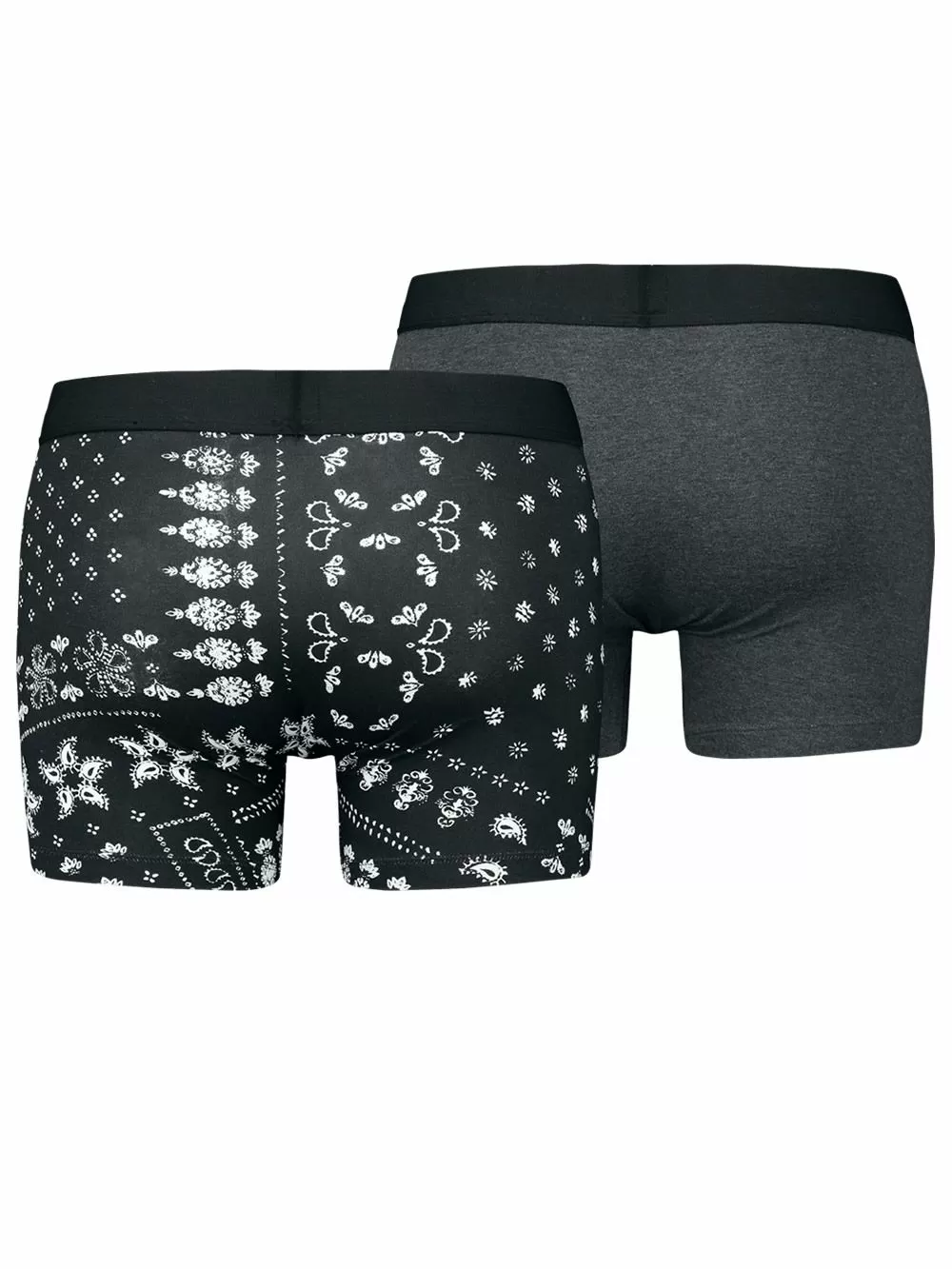 LEVI'S Boxer Brief Bandana - Οργανικό ECO Βαμβάκι - Black Combo - Πακέτο με 2