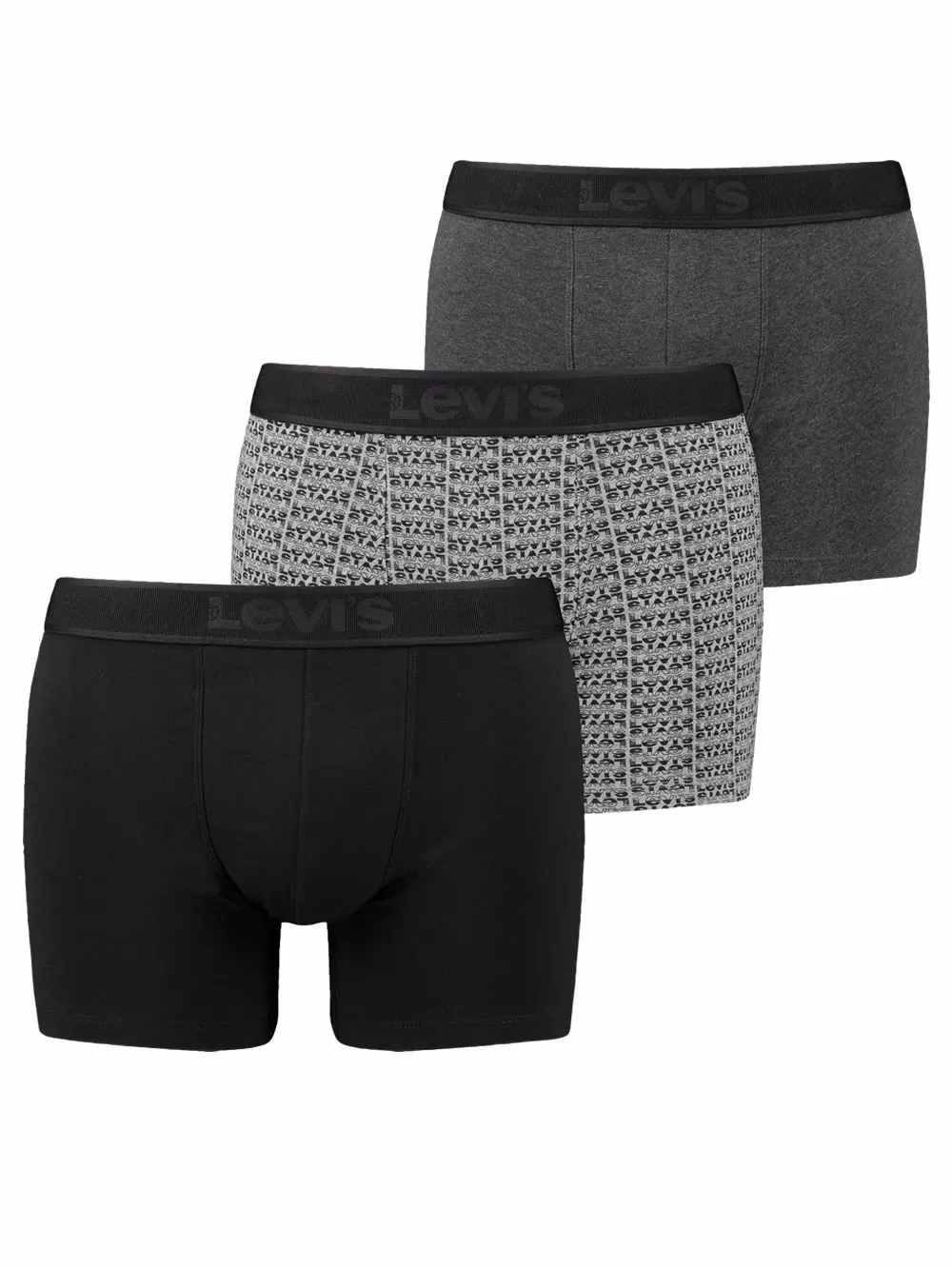 LEVI'S Boxer Brief Hipster - Gift Box - Ελαστικό Βαμβάκι - Πακέτο με 3