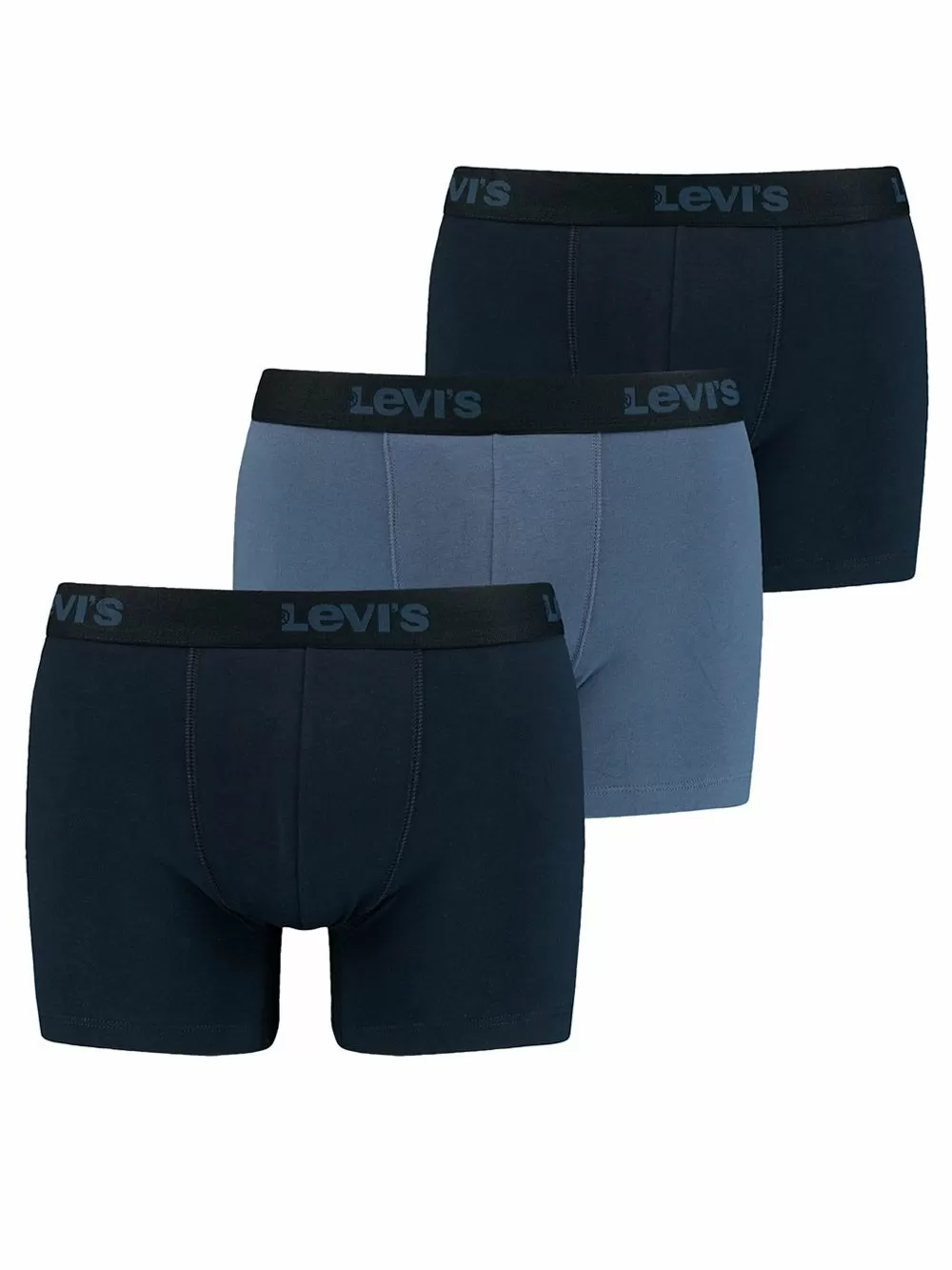 LEVIS Boxer Brief - Ελαστικό Βαμβάκι - Blue Combo - Πακέτο με 3 