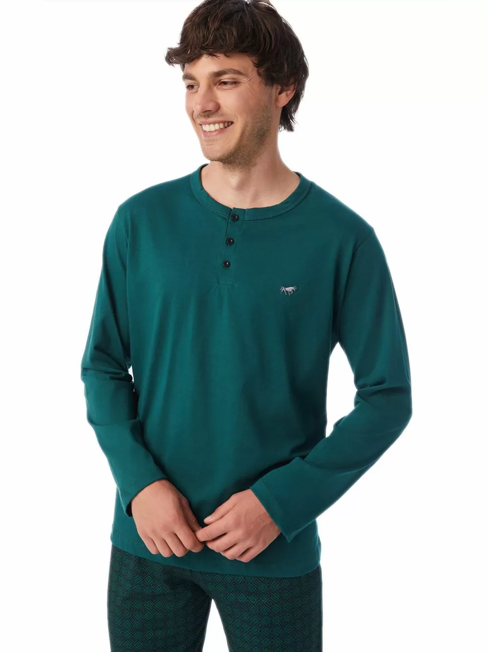 Ανδρική Πυτζάμα MINERVA Mykines - 100% Βαμβάκι Interlock