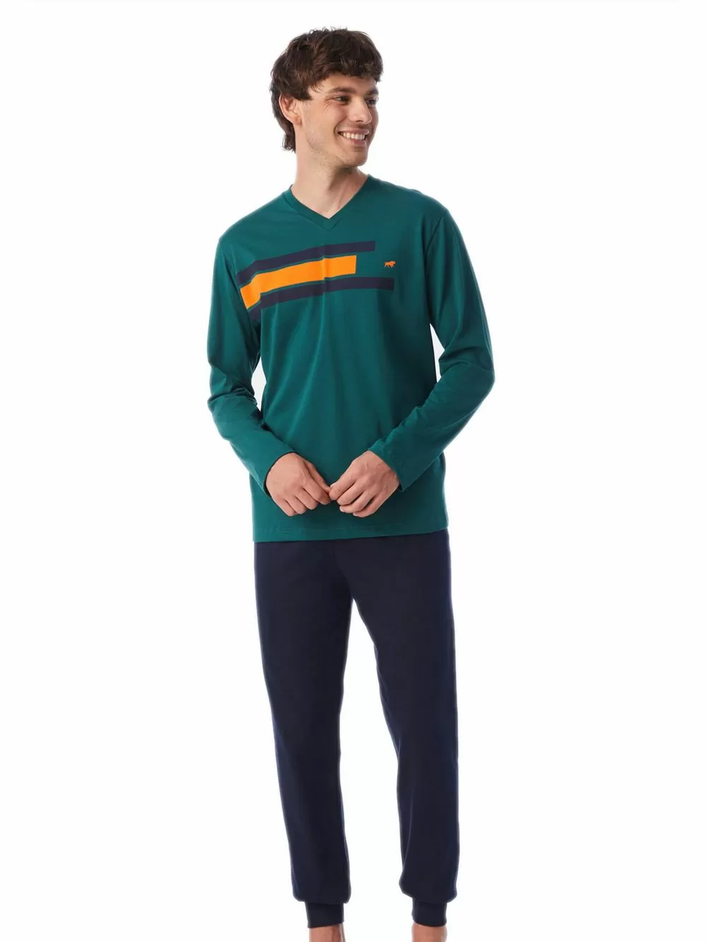Ανδρική Πυτζάμα MINERVA BULL - 100% Βαμβάκι Interlock 