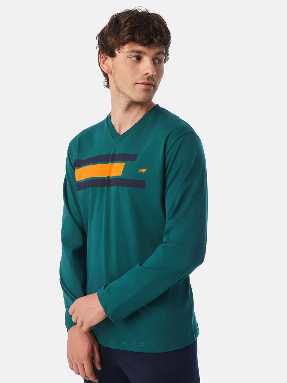 Ανδρική Πυτζάμα MINERVA BULL - 100% Βαμβάκι Interlock 