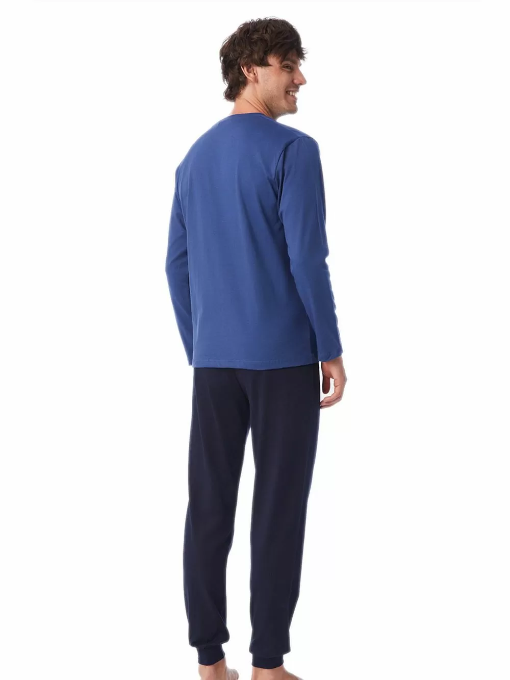 Ανδρική Πυτζάμα MINERVA FUN FACT - 100% Βαμβάκι