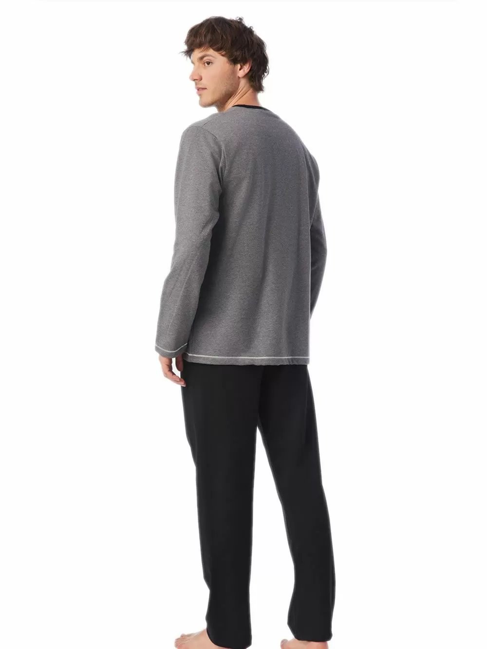 Ανδρική Πυτζάμα MINERVA Φούτερ Hacker -100% Βαμβάκι Πενιέ