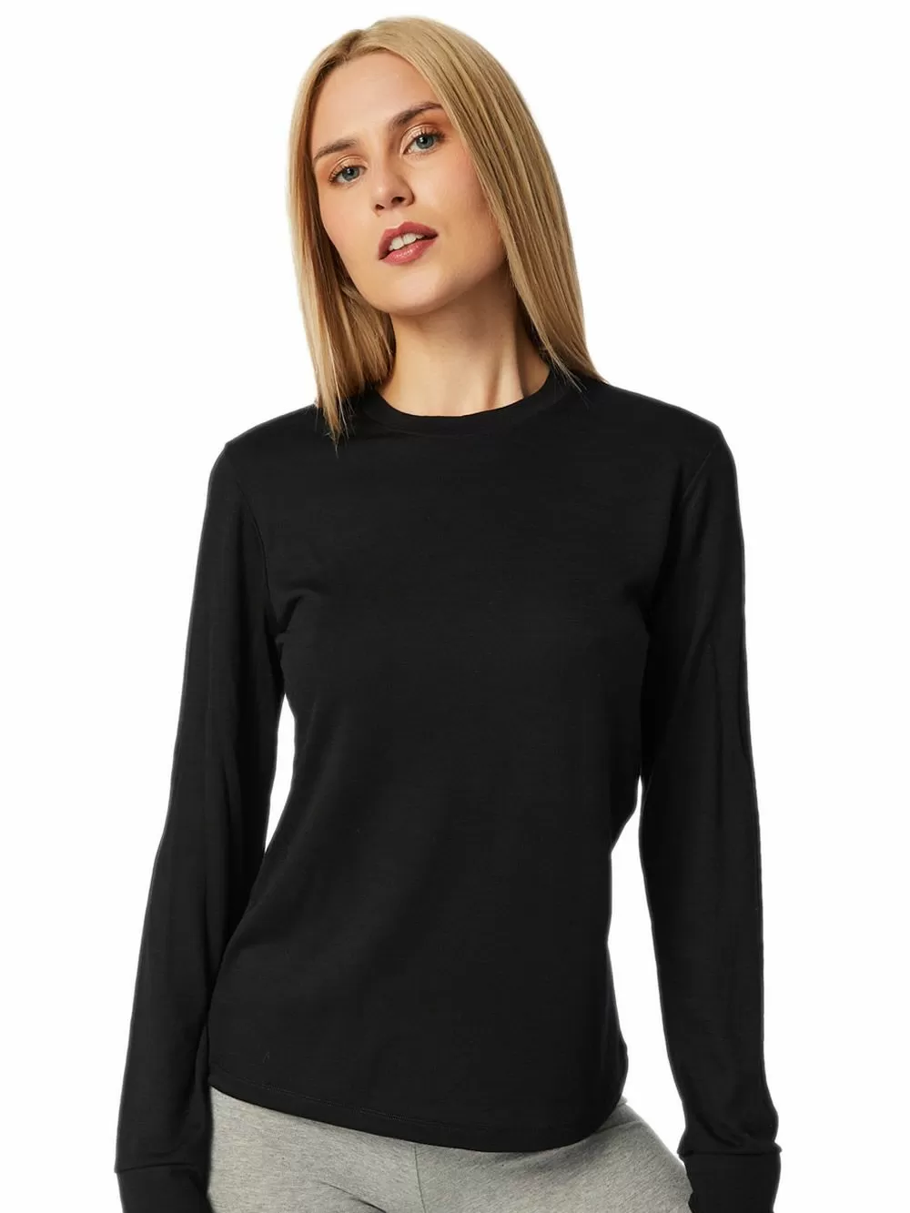 Ισοθερμική Γυναικεία Μπλούζα MINERVA Thermal Wool - 100% Αγνό Μαλλί 